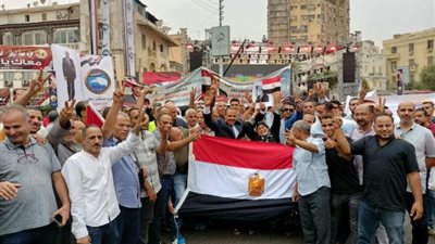 بقيادة «فؤاد»..«العامة للمرافق»تنظم مسيرة حاشدة لدعم وتأييد الرئيس السيسى
