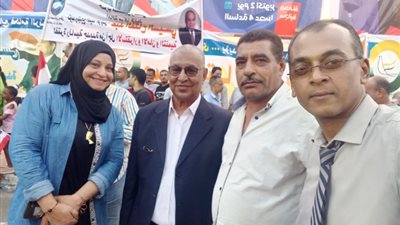 حضور مكثف للقيادات والعاملين بمنطقة«مصر العليا»للكهرباء فى فعاليات دعم وتأييد الرئيس