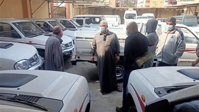 لتحديث أسطول الشركة..رئيس القناة يتفقد السيارات المنضمة حديثا