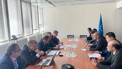 لقاءموسع بين وفدى الهيئات النووية المصريةوالإتحاد الأوروبي على هامش المؤتمر العام الوكالة الدولية