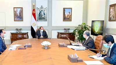 الرئيس السيسي يطلع على مخطط تطوير البنية الأساسية للكهرباء بالمشروع القومي لتطوير الريف المصري