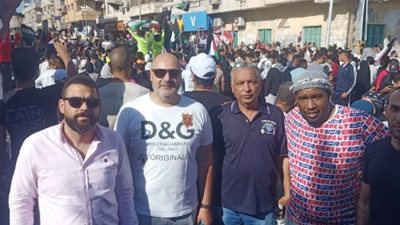 قيادات وعاملين «القناة للكهرباء»يشاركون فى مسيرات تضامنية لدعم «القيادة السياسية»و«غزة»