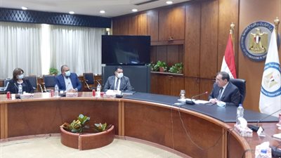 وزير البترول يستقبل وفد التعدين بالغرفة التجارية الأمريكية بمصر