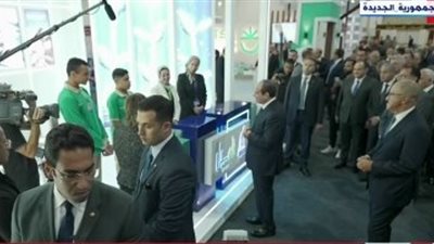 الرئيس السيسى بالمعرض الدولى للصناعة: الذكاء الاصطناعى هو المستقبل