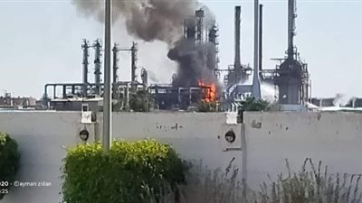 أنباء عن السيطرة علي حريق محدود بشركة العامرية للبترول