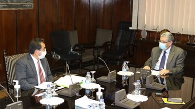 وزير الكهرباء يبحث مع  الرئيس الجديد ل(JICA) لمنطقة الشرق الأوسط وأووربا التعاون المشترك