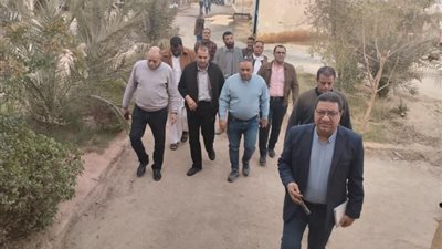 «الدستاوى»و«عبد الشافى»يقومان بجولة تفقدية ب«سيوة»