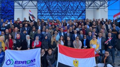 العاملون بشركة إيبروم بجميع مشروعاتها يشاركون في إنتخابات الرئاسة  ٢٠٢٤