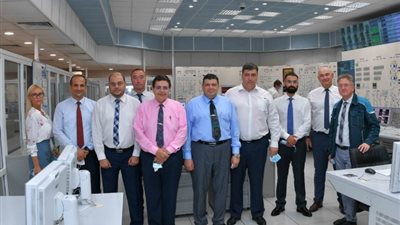 الوفد النووى المصرى يزور محطة روزتوف الروسية