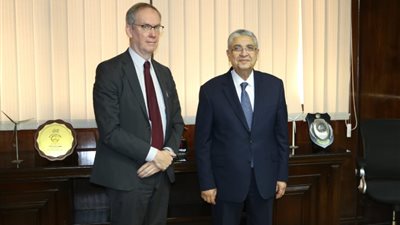 وزير الكهرباء يلتقى السفير السويدى بالقاهرة لبحث التعاون بين البلدين