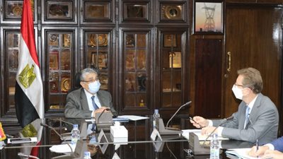 وزير الكهرباء يستقبل  السفير الجديد لجمهورية ألمانيا الإتحادية بالقاهرة