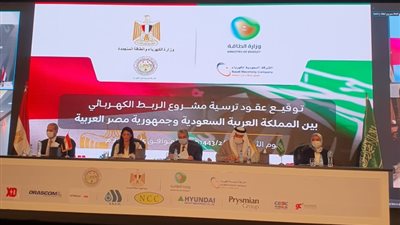 مصر والسعودية توقعان عقود الترسية لتنفيذ مشروع الربط الكهربائى