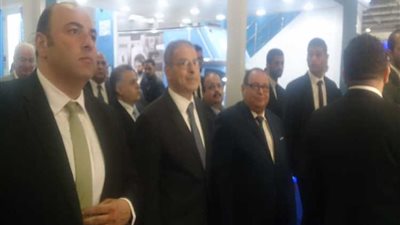 بالصور.. عسران والدسوقي يفتتحا المعرض الدولي للكهرباء والطاقة «الكتريكس Electricx»