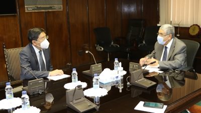 وزير الكهرباء يلتقي سفير سنغافورة بالقاهرة