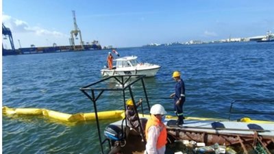 بتروسيف وميناء الإسكندرية ينفذان تجربة إستراتيجية على مكافحة التلوث البحري بالزيت بالبحر المتوسط