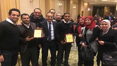 العاملون بالأمانة العامة لـ«بوتاجاسكو» يحتفلون بتكريم طه سعيد ونبيل محمد