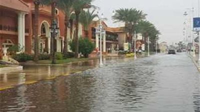 رأس غارب تواجه طقس سئ.. أمطار ثلجيه وإغلاق لطريق «الغردقة - الزعفرانة»