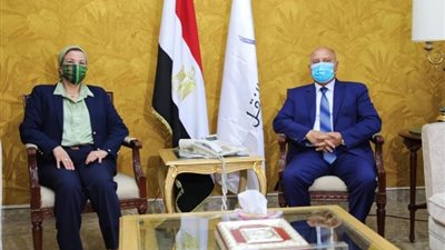 وزيرا النقل والبيئة يبحثان إقامة ورشة العمرة الجسيمة للخط الخامس للمترو بأرض مدفن الطوب الرملي