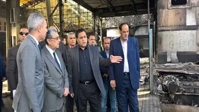 بالصور.. وزير الكهرباء المكلف بتسيير أعمال وزارة النقل يتفقد محطة مصر