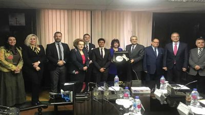 وزير الكهرباء يستقبل رئيس إتحاد المستثمرات العرب ووفد من مستثمري الطاقة فى اليونان