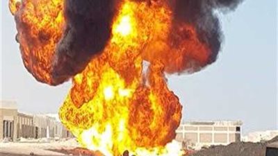 عاجل..السيطرة على حريق خط 6 للغاز الطبيعى المغذى لمصنع أسمنت القطامية