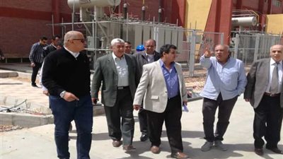 بالصور.. رمضان وعبد الناصر يتفقدا سير العمل بمحطة محولات حدائق أكتوبر