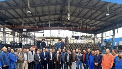 رئيس شركة بتروجاس يقوم بزيارة ميدانية الي منطقة وجه بحري