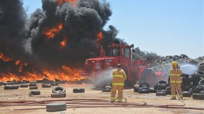 السيطرة على حريق محدود لخط الفحم بالكويت ووقف التصدير مؤقتا لتأمين الموقع