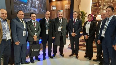 إقبال كثيف من رواد مؤتمر ومعرض «ايجبس 2022» علي جناح شركة أنربك