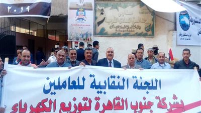 بالصور.. العاملون بشركة «جنوب القاهرة للكهرباء» يتوافدون على لجان الاستفتاء على التعديلات الدستورية