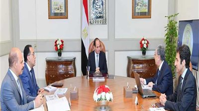 شاكر يستعرض خطوات تطوير شبكات النقل والتوزيع ومراكز التحكم أمام الرئيس السيسي