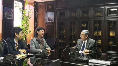 وزير الكهرباء يستقبل الممثل الجديد لبنك التعاون اليابانى بالشرق الأوسط