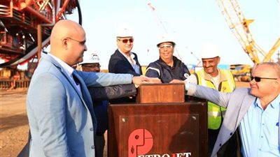 تفاصيل الإنتهاء من تصنيع منصة «جنوب غرب بلطيم» الأسرع تنفيذًا في مصر.. وبدء إنتاج الغاز يونيو المقبل