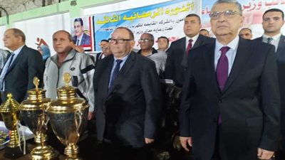 بالصور.. شاكر يصل نادي لكهرباء لحضور نهائي الدورة الرمضانية.. واستقبال حافل من العاملين