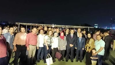 ياسرمصطفى يشارك العاملين بمعهد بحوث البترول حفل الإفطار الجماعى