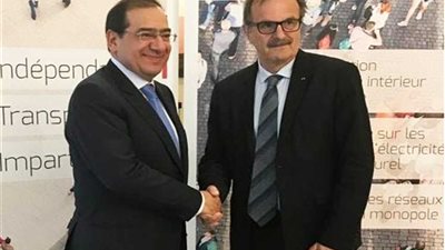 المُلا يلتقى رئيس جهاز تنظيم الطاقة الفرنسي ورئيس شركة الكهرباء الفرنسية EDF| صور