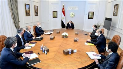 الرئيس السيسي يستقبل وفداً من شركة إيني الإيطالية برئاسة كلاوديو ديسكالزي
