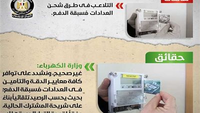 «الكهرباء» تنفي التلاعب في طرق شحن العدادات مسبقة الدفع