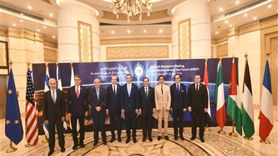 صور| ننشر البيان الختامى للاجتماع الثانى لمنتدى غاز شرق المتوسط EMGF