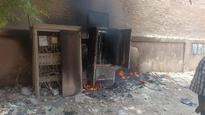 السيطرة على نشوب حريق بغرفة كهرباء بشارع المصانع بالعمرانية