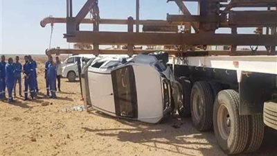 للمرة الثانية في شهر.. وقوع حادث تصادم أثناء نقل بريمة حفر بحقول خالدة للبترول