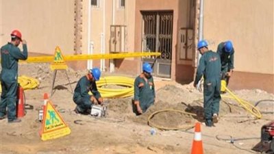 «شمال سيناء»: 24 ألف عميل منزلي يستفيديون من الغاز الطبيعى بالمحافظة