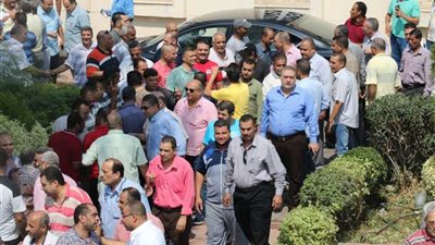 آلاف العاملين بالكهرباء يحتشدون لاعلان تأييدهم ودعمهم للرئيس السيسى