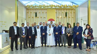 وفد من أدنوك الإماراتية يزور جناح غاز مصر بمعرض إديبك ٢٠١٩