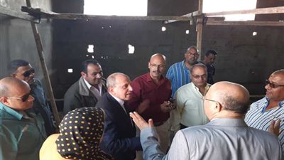 رئيس شركة القناة للكهرباء يقوم بزيارة مفاجأة لقطاع كهرباء بورسعيد