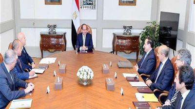 الرئيس السيسي يستقبل رئيس شركة إيني الإيطالية