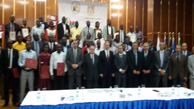 تخريج ٤٨ متدربا من دول حوض النيل فى ٥ برامج تدريبية