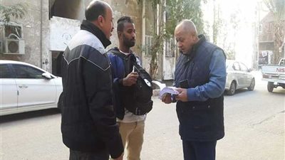 أبو وردة و بشير يتابعان أعمال التحصيل بقطاع أسوان