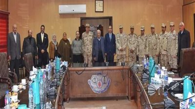 مدير بحوث البترول يستقبل وفد من إدارة الوقود بالقوات المسلحة