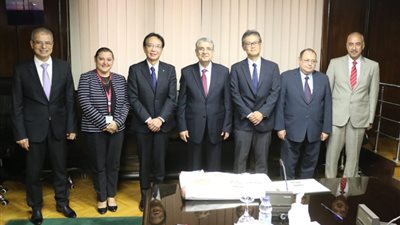 وزير الكهرباء يستقبل الرئيس التنفيذى لمنطقة الشرق الأوسط بشركة سوميتومو كوربوريشين